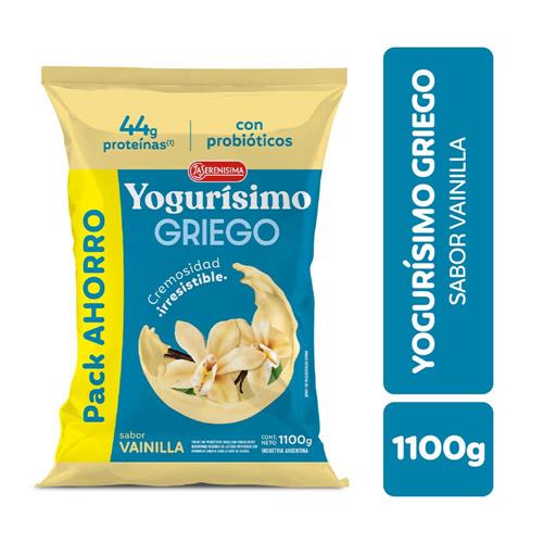 Yogur La Serenísima Yogurísimo Griego Sabor Vainilla 1100g