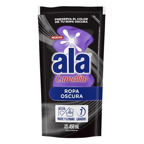 Detergente Líquido Ala Camellito Ropa Oscura 450ml