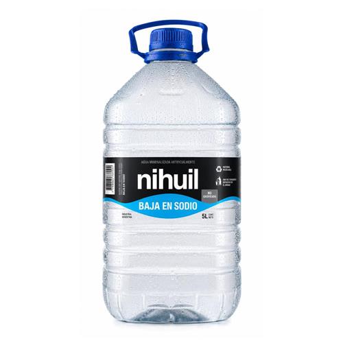 Agua Mineralizada Artificialmente Nihuil Baja en Sodio 5L