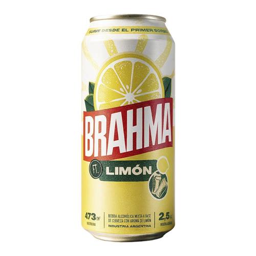 Cerveza Brahma Limón 473ml