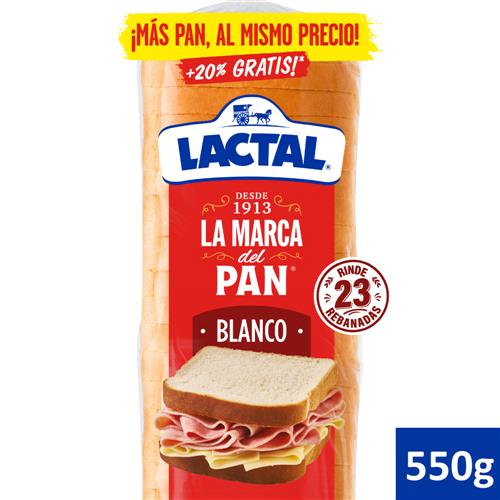 Pan Lactal Blanco 550g
