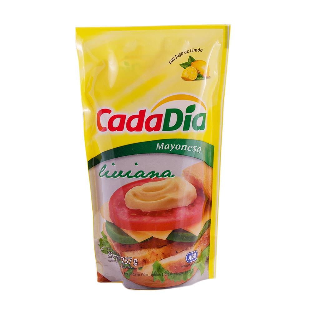 Mayonesa Liviana Sabor Limón 250 Grs Cada Dia