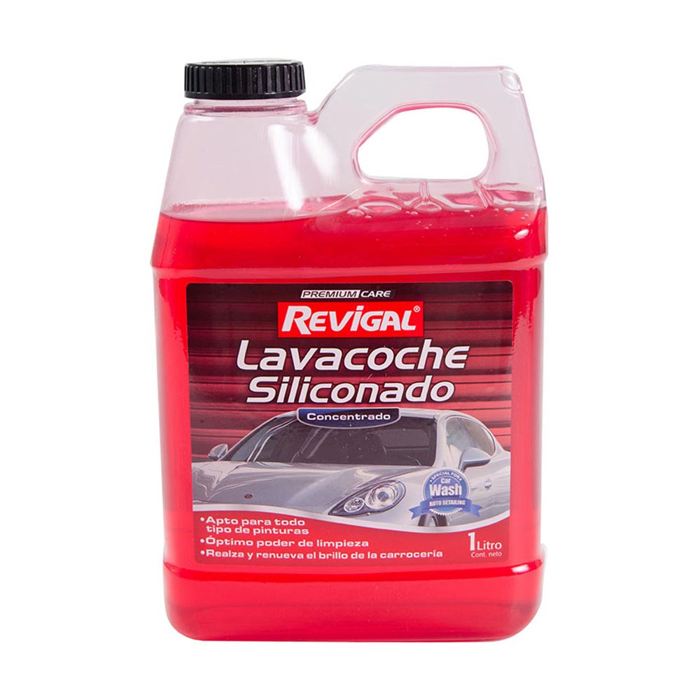 Shampoo para Auto Siliconado Concentrado 1 Lts Revigal