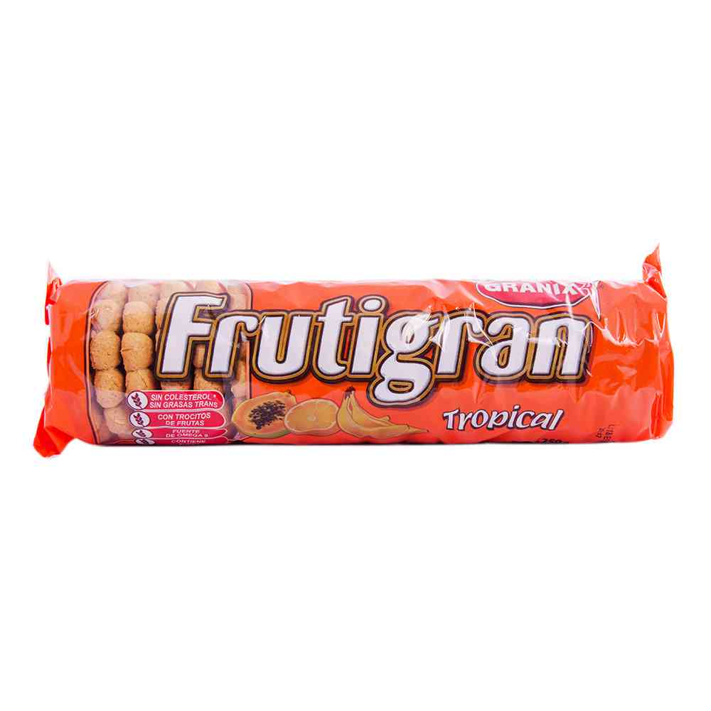 Galletitas de Cereales Sabor Tropical 250 Grs Frutigran