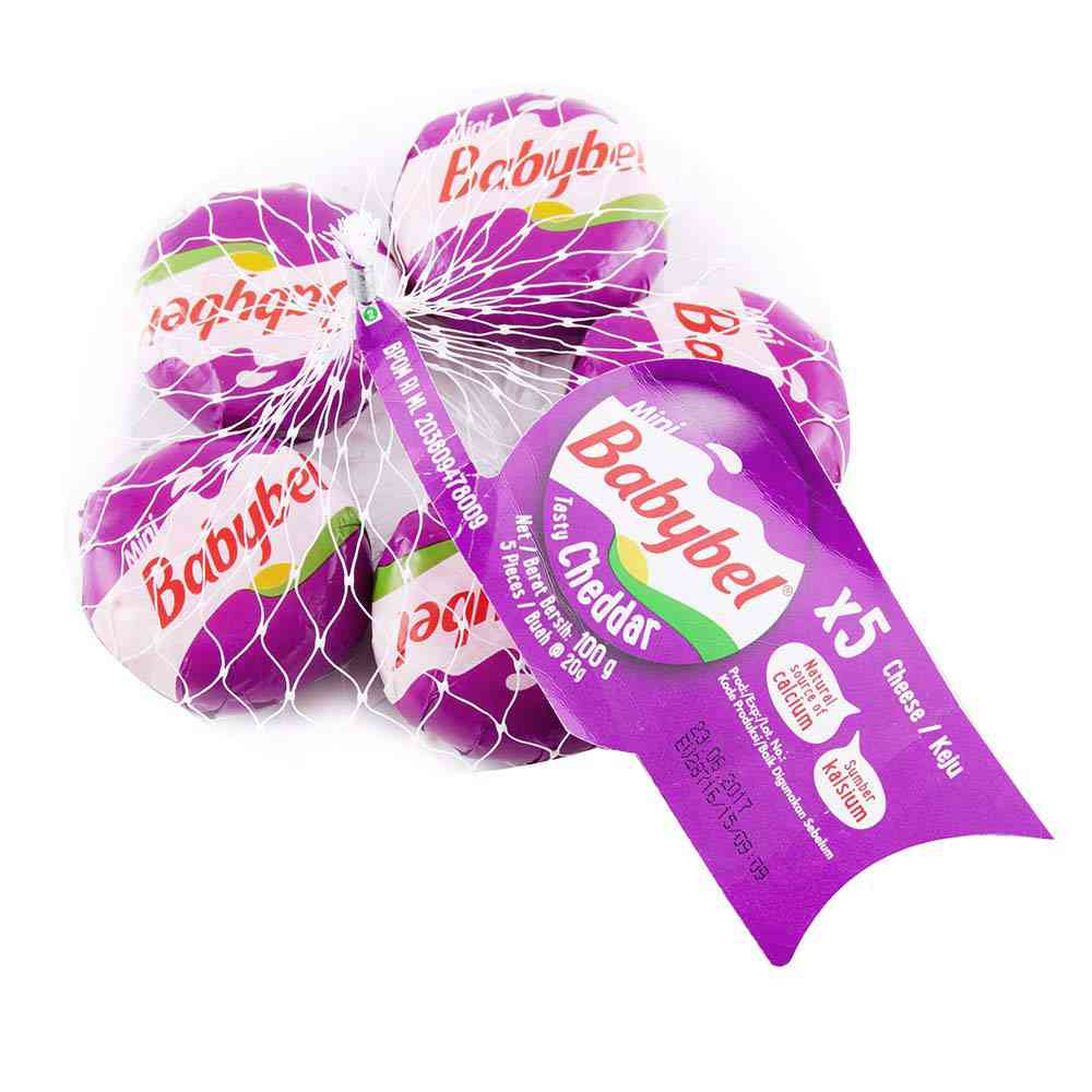 Queso Sabor Cheddar Individual 0.1 Kg x 5 Un Babybel