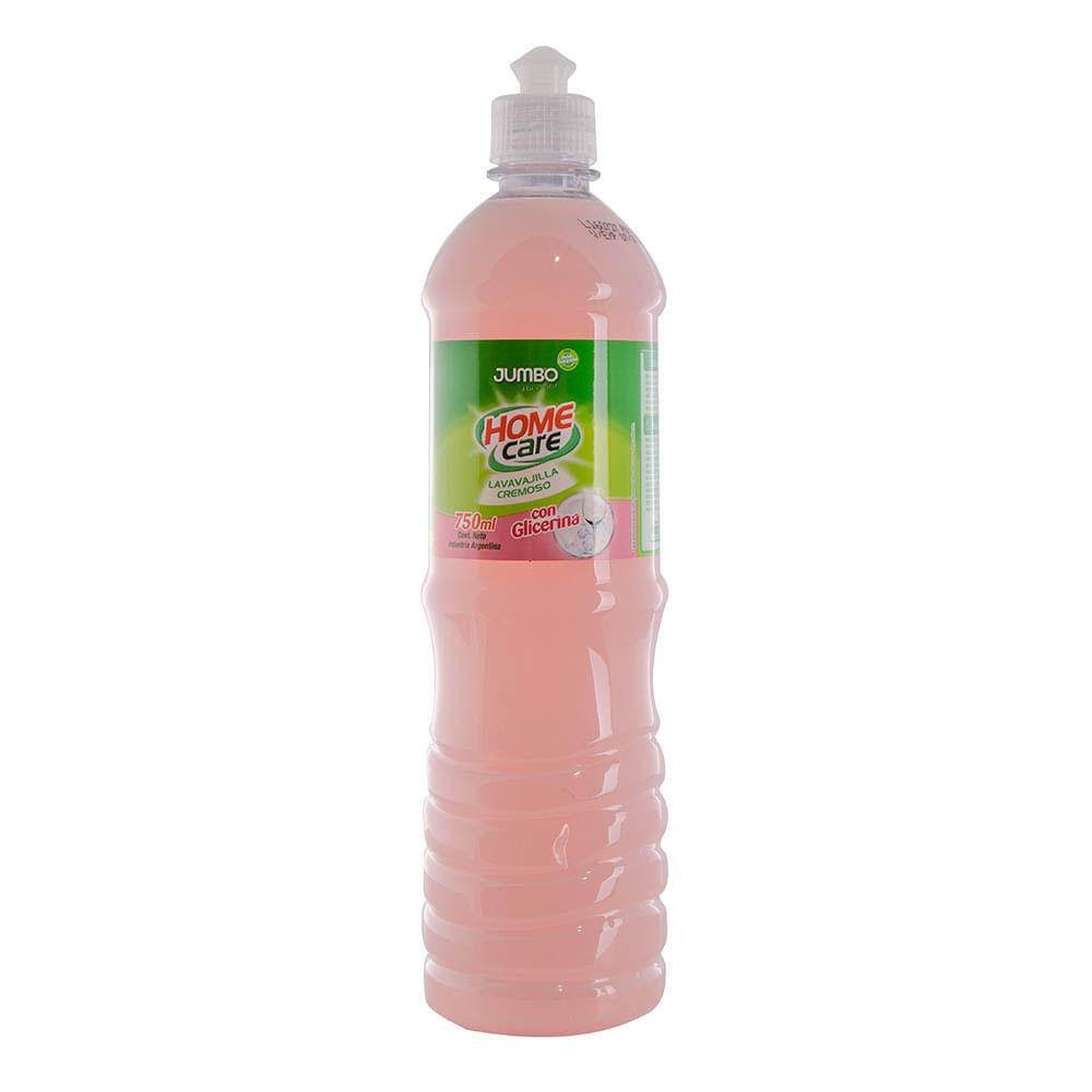 Detergente para Lavavajillas Antigrasa con Glicerina 750 Ml Jumbo Home Care