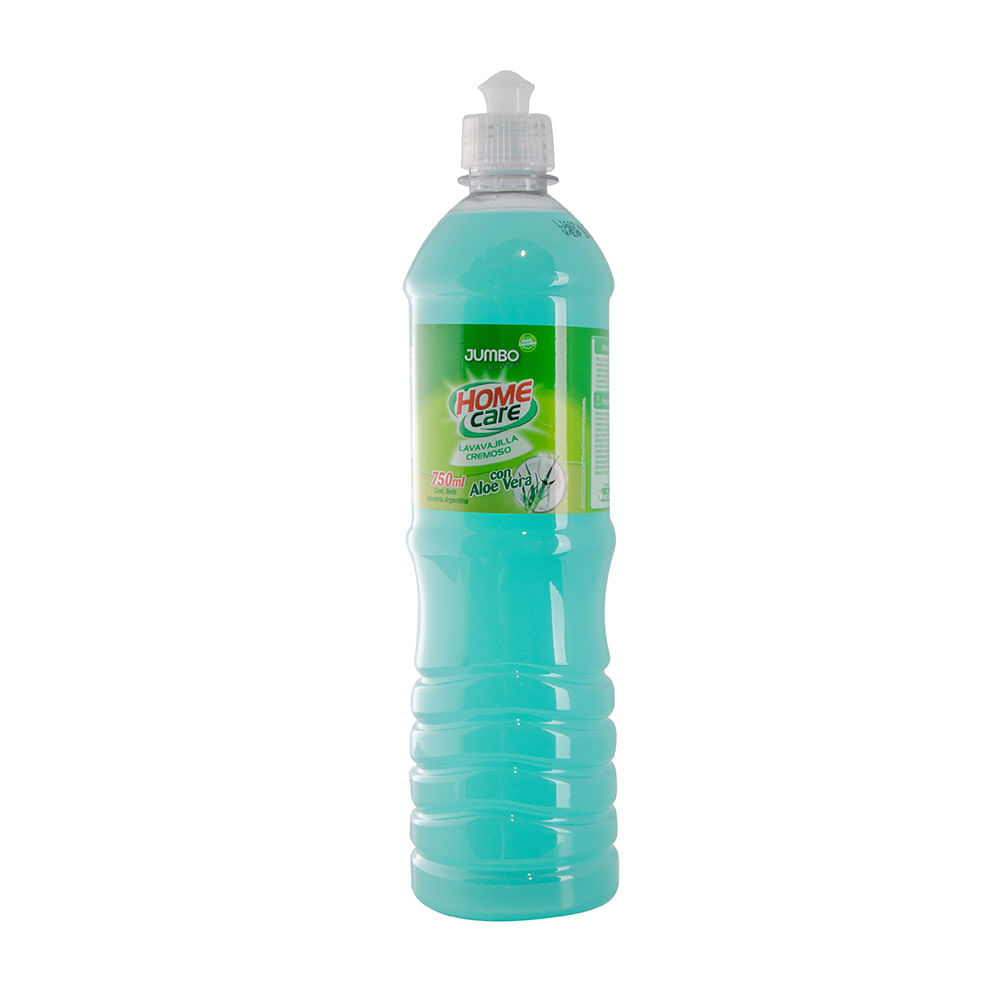 Detergente para Lavavajillas Antigrasa Aloe Vera 750 Ml Jumbo Home Care