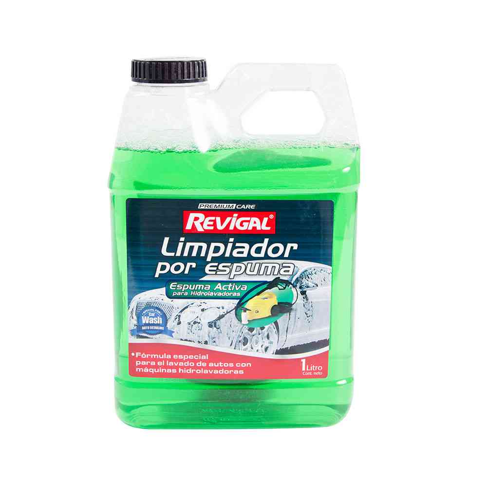 Shampoo para Auto Espuma Activa 1 Lts Revigal