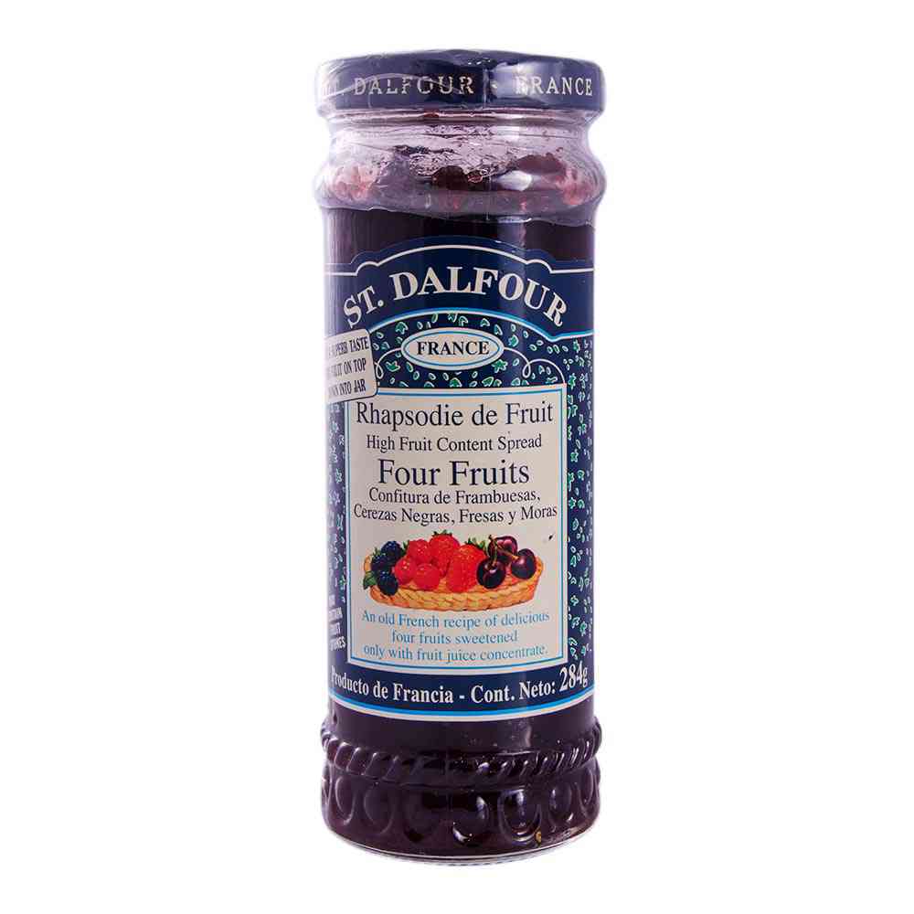 Mermelada Importada Sabor Cuatro Frutas 284 Grs Saint Dalfour