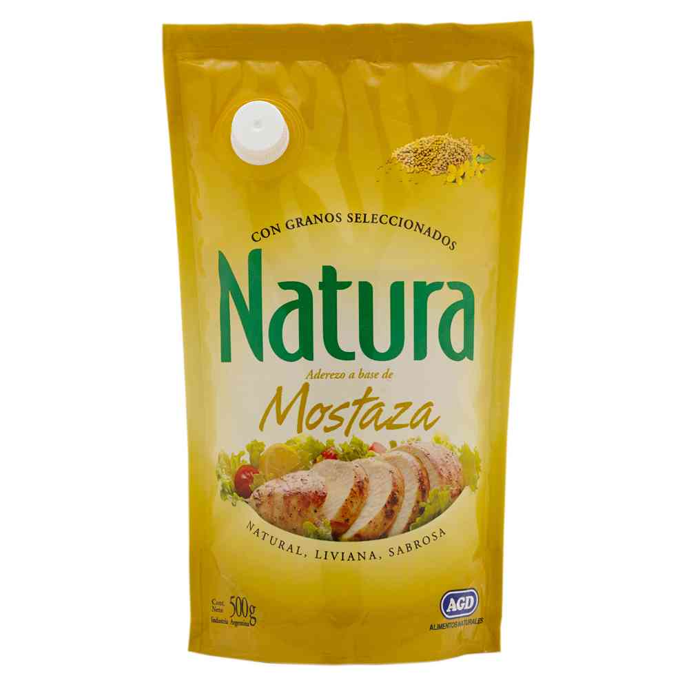 Aderezo Mostaza 500 Grs Natura