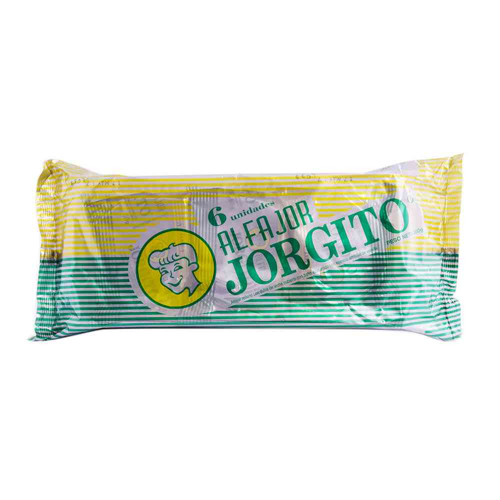 Alfajores Blancos 300 Grs x 6 Un Jorgito