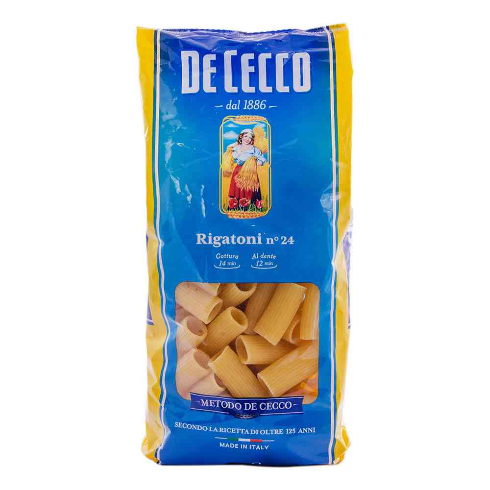 Fideos Rigatoni N° 24 500 Grs De Cecco