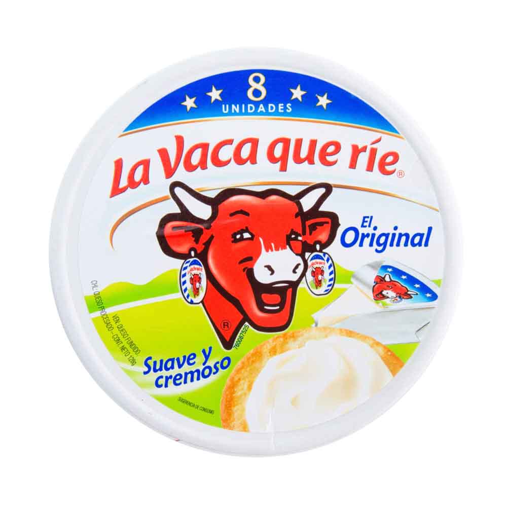 Queso Fundido Original x 8 Un 0.128 Kg La Vaca Que Rie
