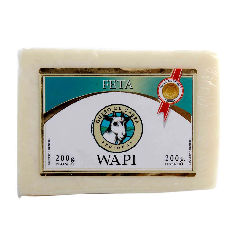 Queso de Cabra Feta 0.2 Kg x 1 Un Wapi