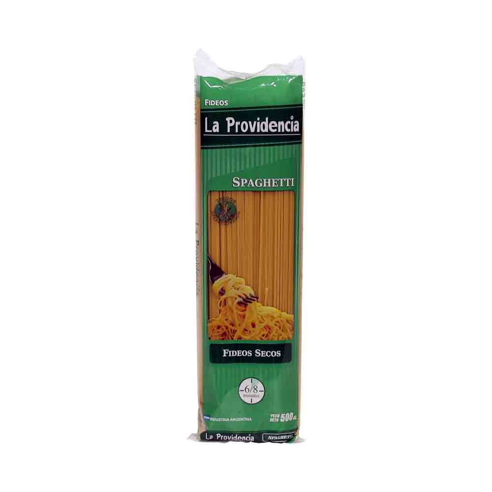 Fideos Spaghetti 500 Grs La Providencia