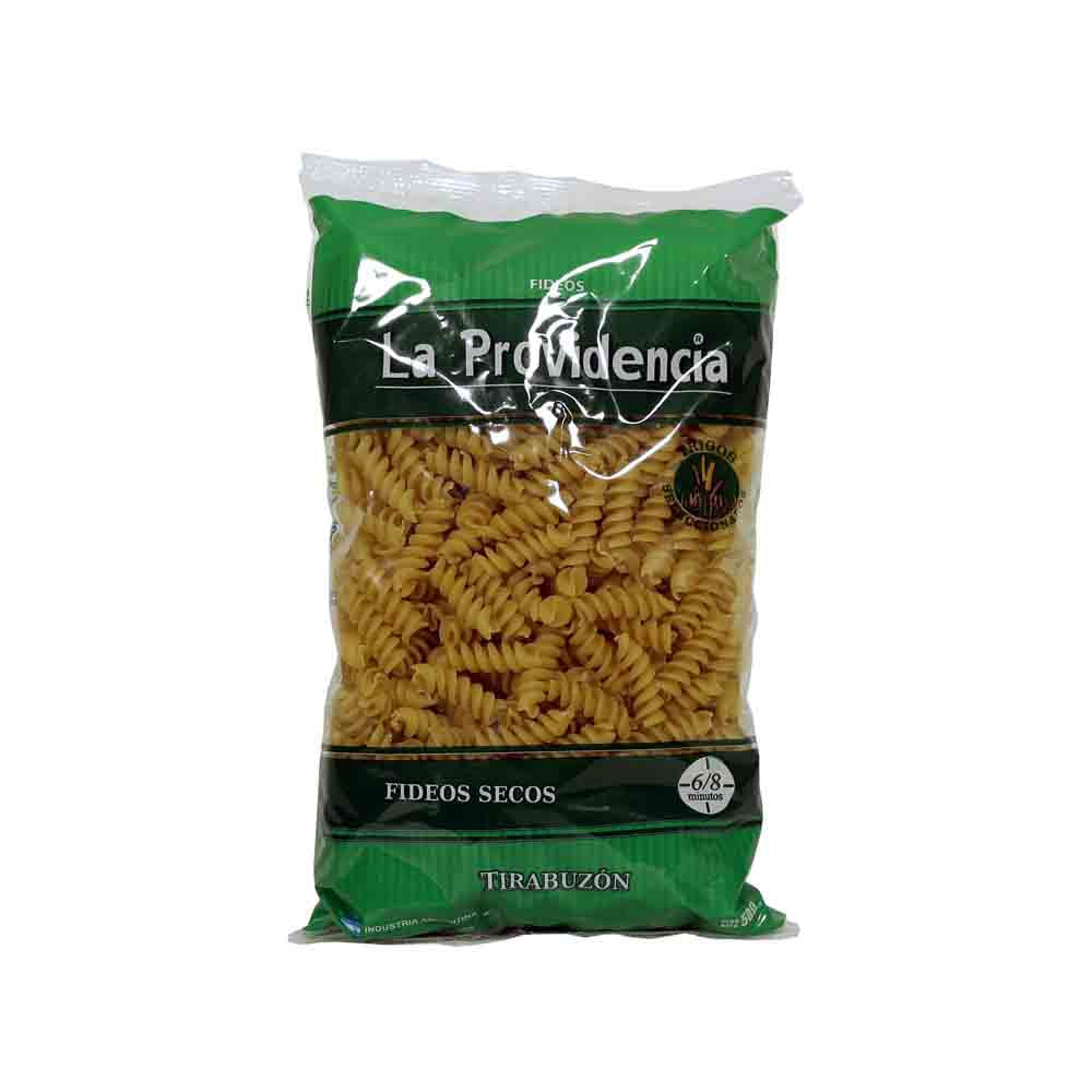 Fideos Tirabuzón 500 Grs La Providencia