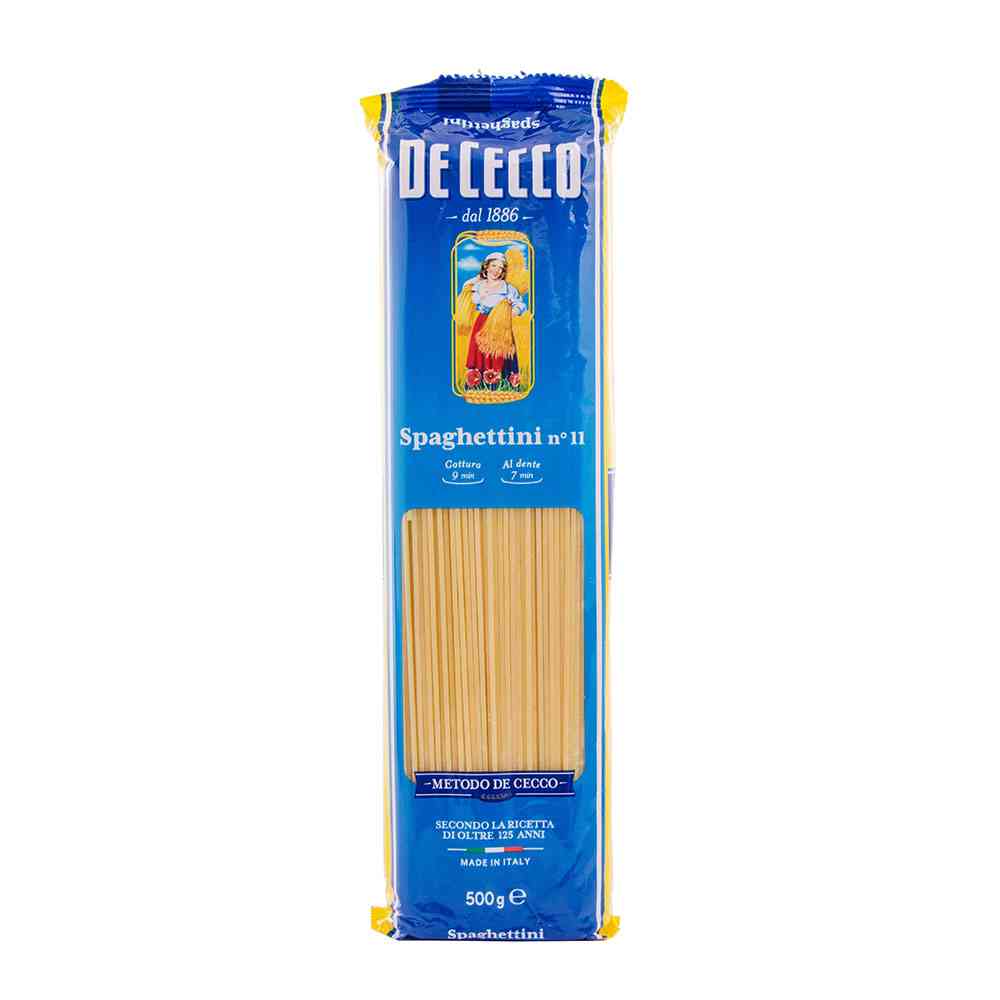 Fideos Spaghettini N° 11 500 Grs De Cecco
