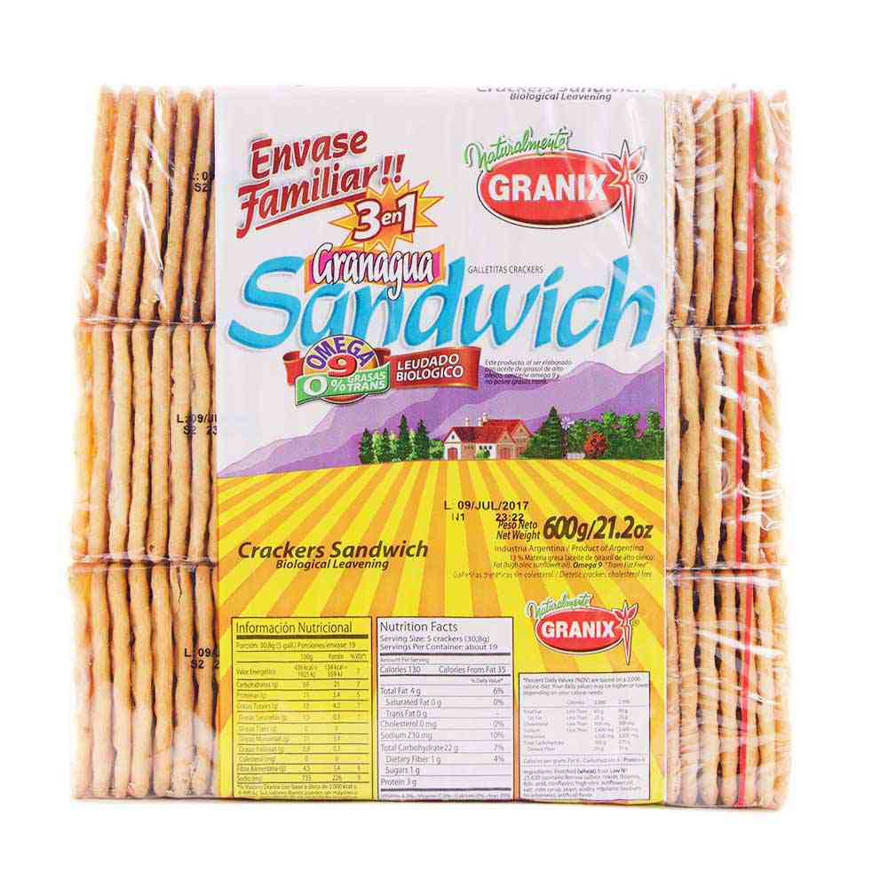 Galletitas De Agua Granagua 600 Gr