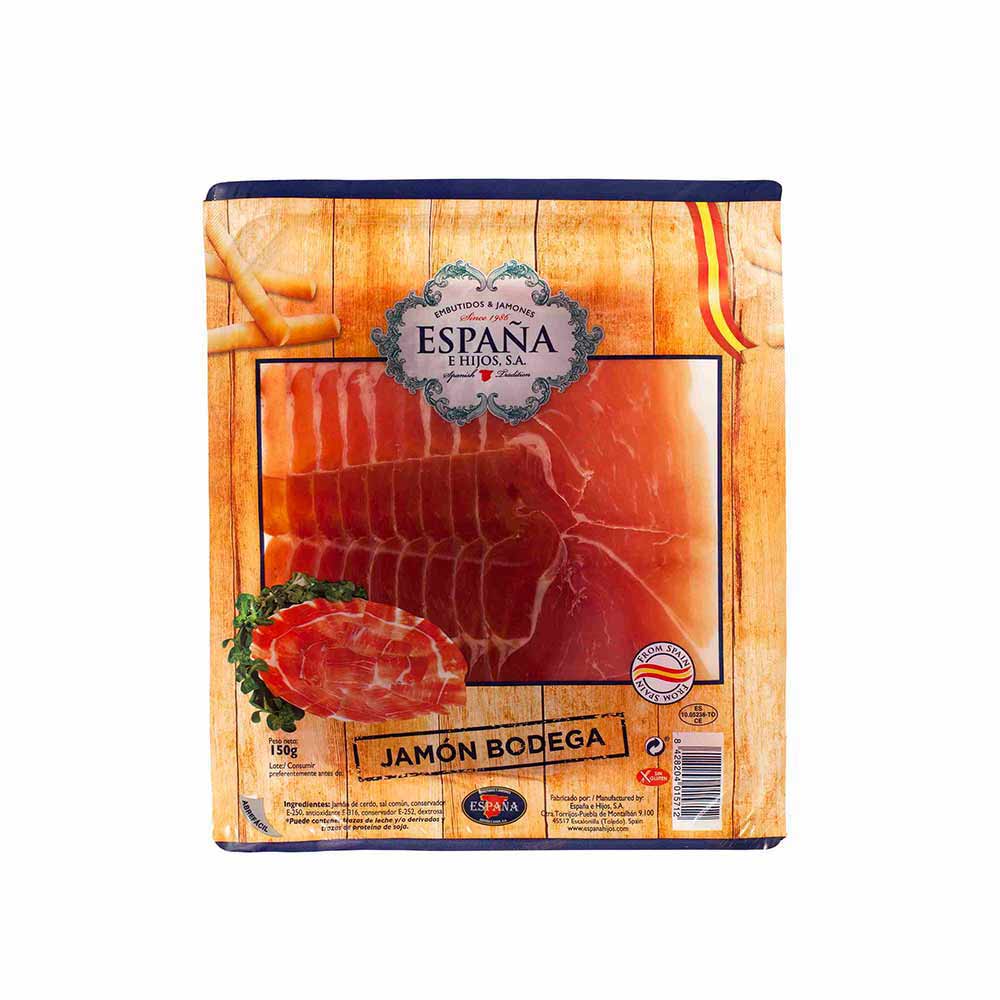 Jamón Crudo Serrano España 150 Gr