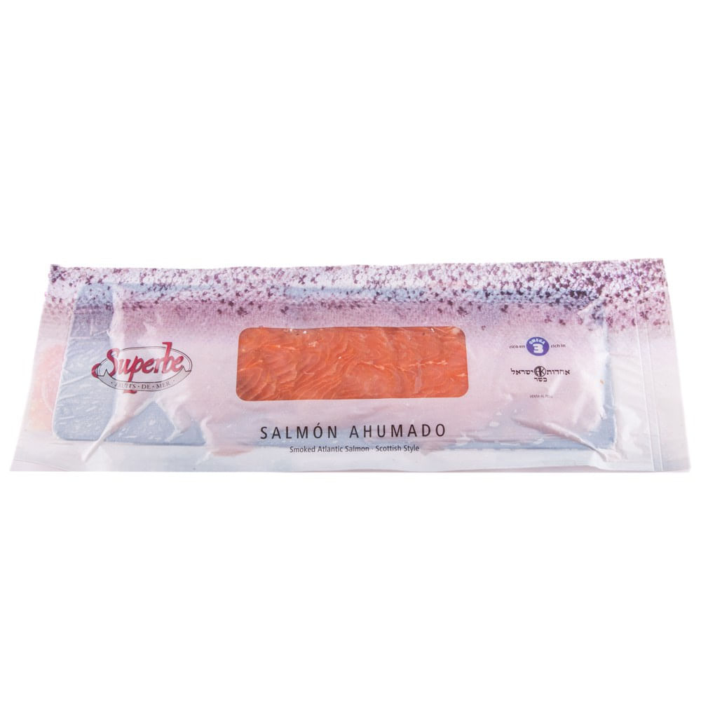 Salmón Ahumado Congelado 200 Grs Superbe