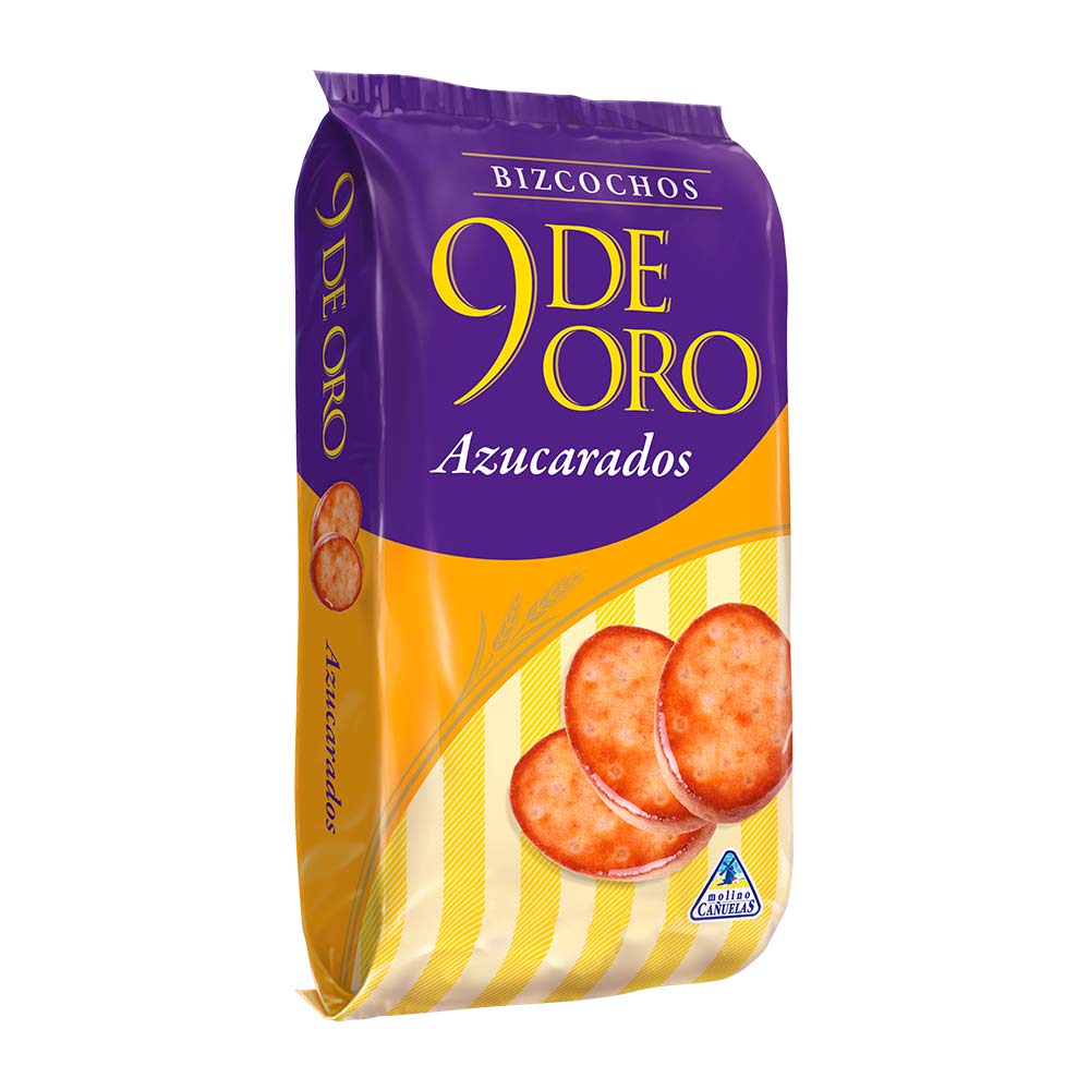 Bizcochos Sabor Azucarados 210 Grs 9 De Oro