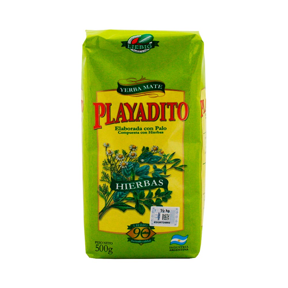 Yerba Mate Sabor Hierbas 500 Grs Playadito