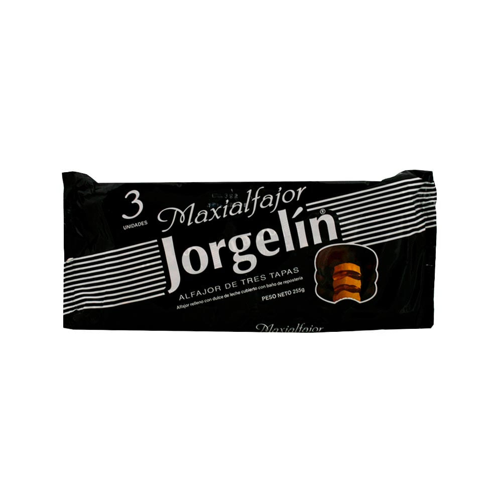 Alfajor Negro Jorgelin 255 Gr