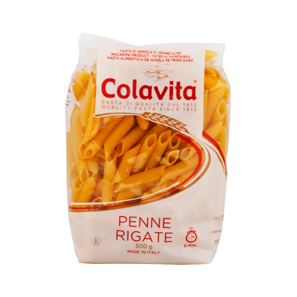 Fideos Penne Rigate 500 Grs Colavita