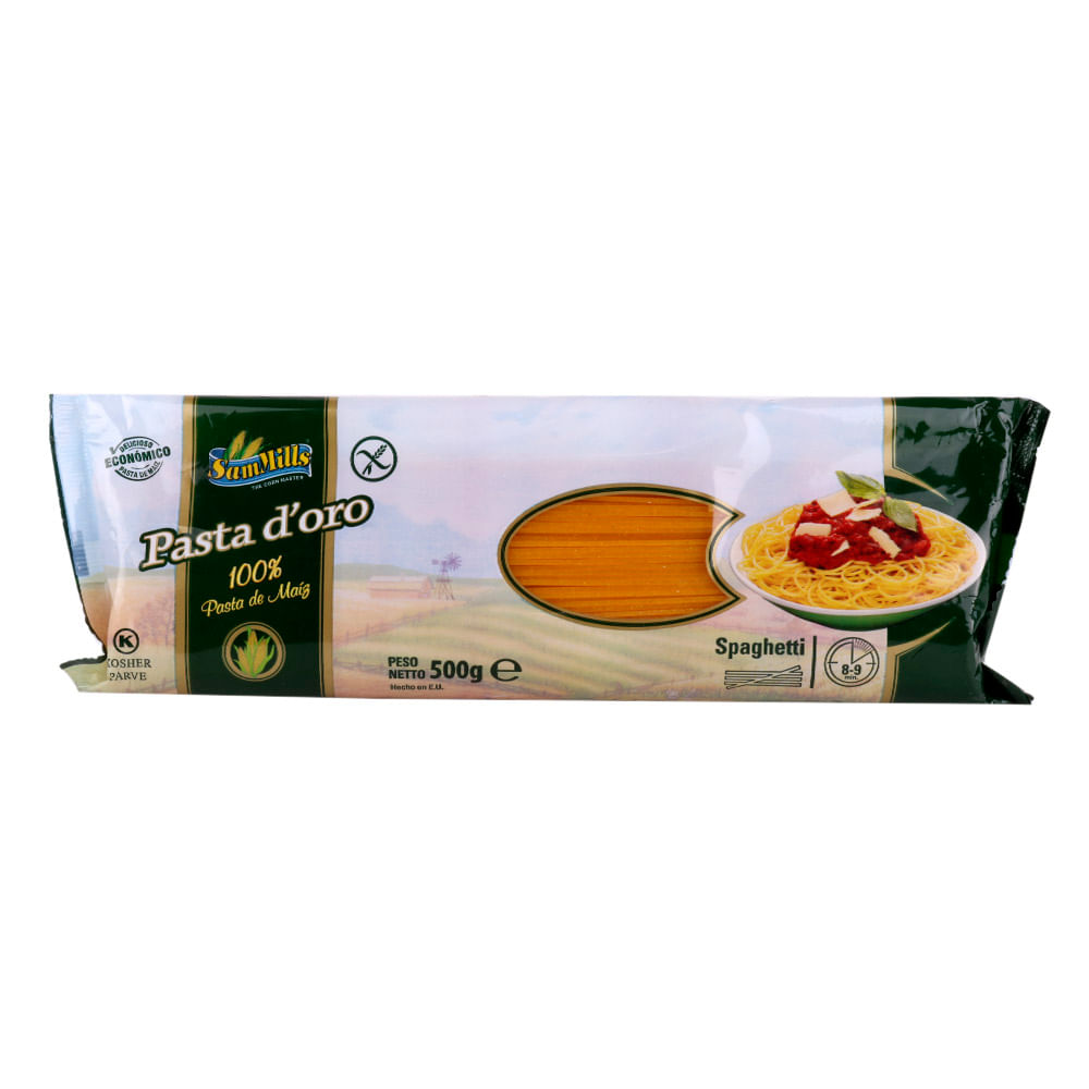 Fideos Spaghetti 500 Grs Pasta D' Oro