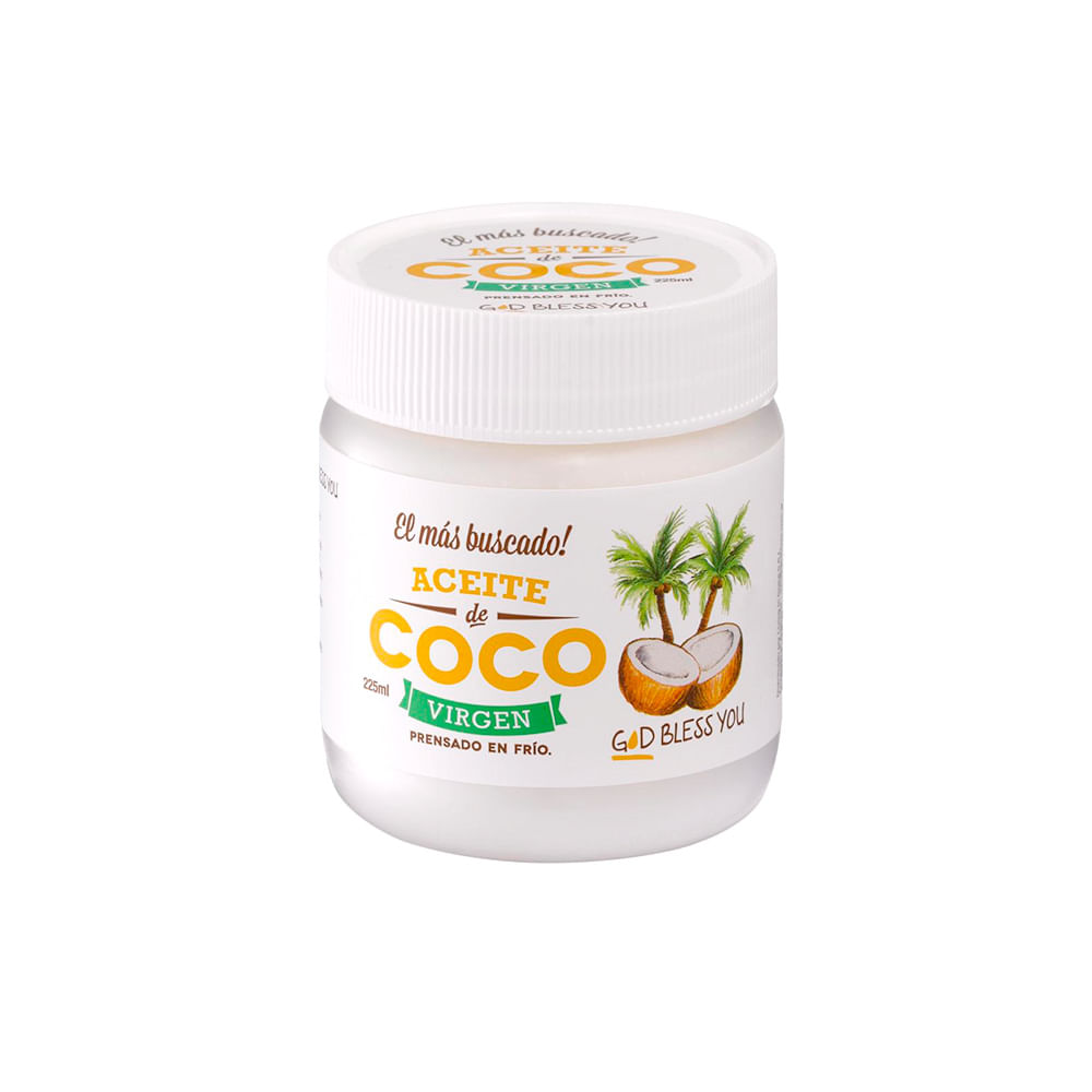 Aceite de Coco Virgen 225 Ml God Bless You