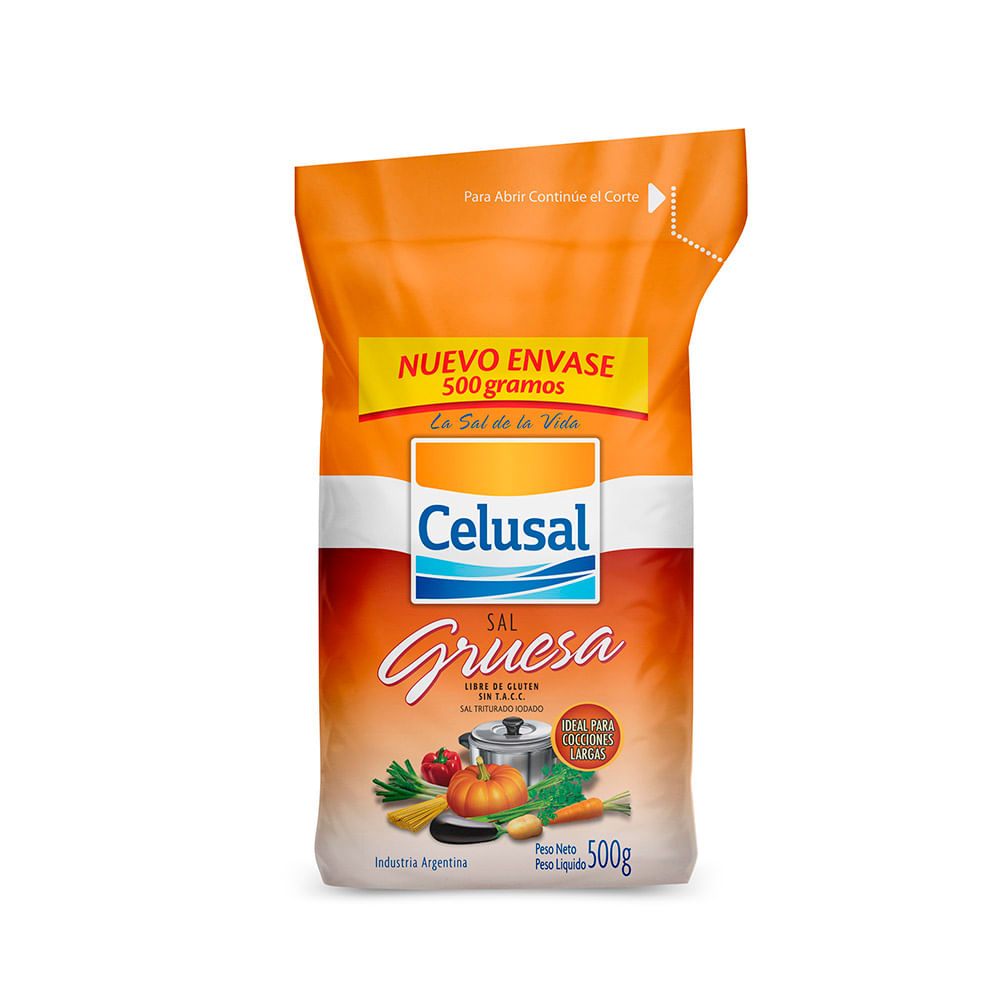 Sal Gruesa 500 Grs Celusal