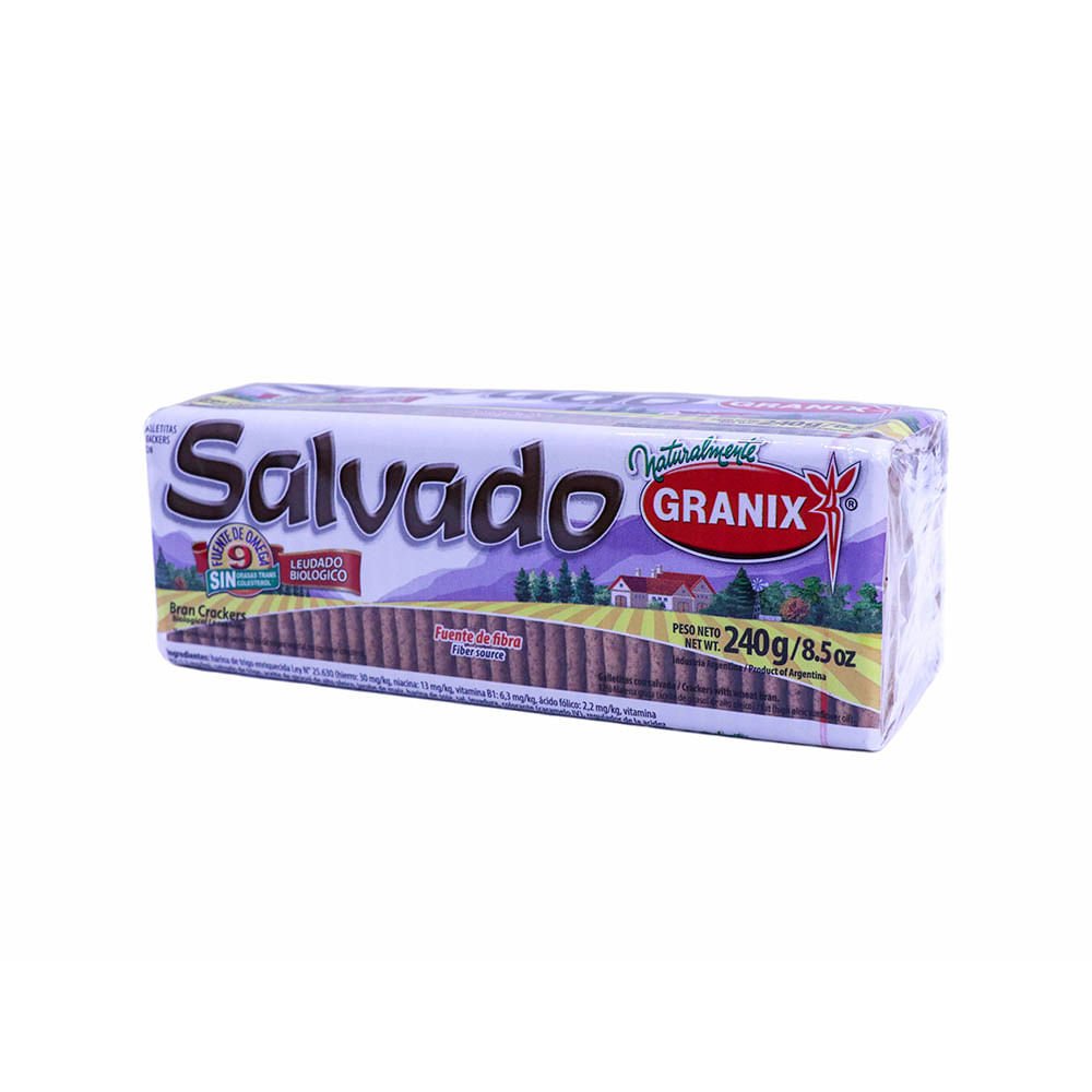 Galletas Secas Sabor Salvado 240 Grs Granix