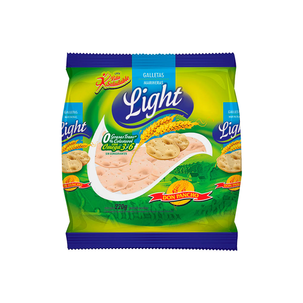 Galletitas Saladas Marinera Light 220 Grs Don Pancho