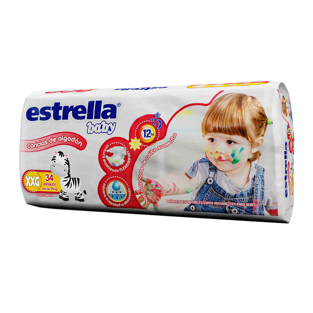 Pañales Xxg 34 Un Estrella