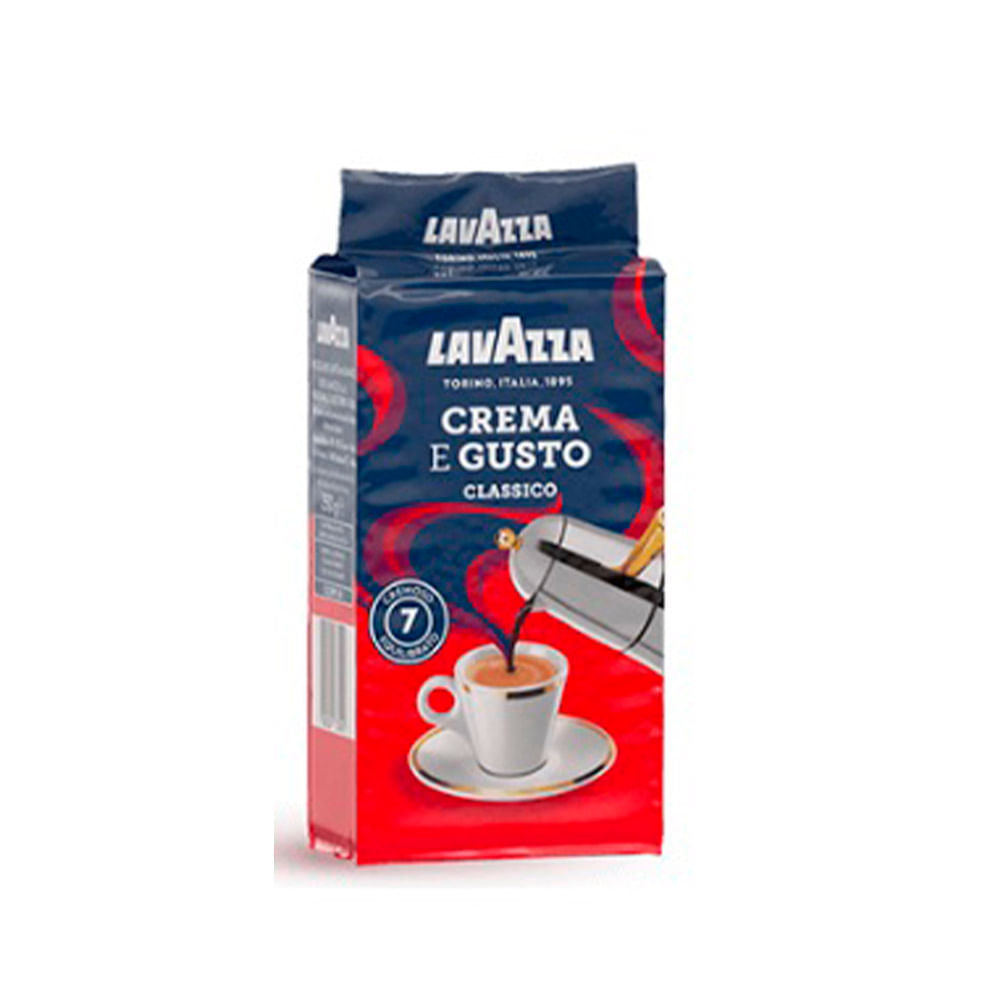 Café Molido Crema e Gusto Classico 250 Grs Lavazza