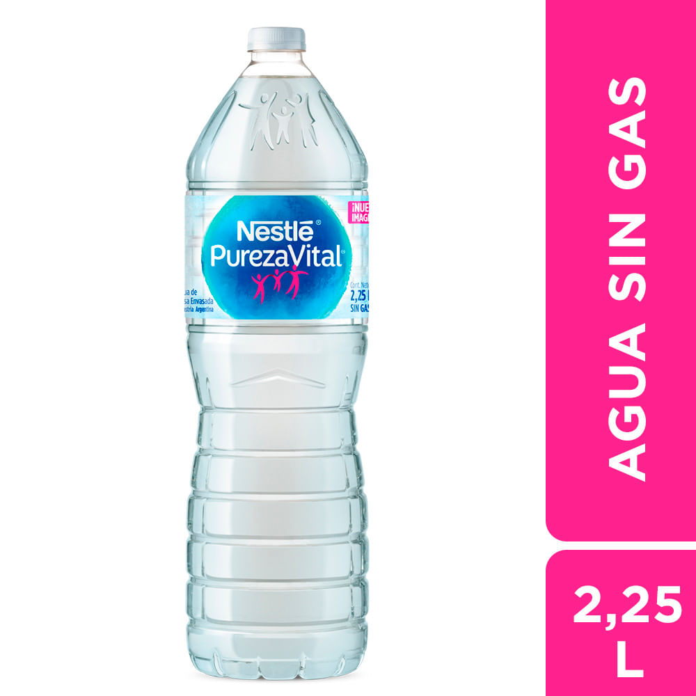 Agua Mineral Sin Gas 2.25 Lts Nestle