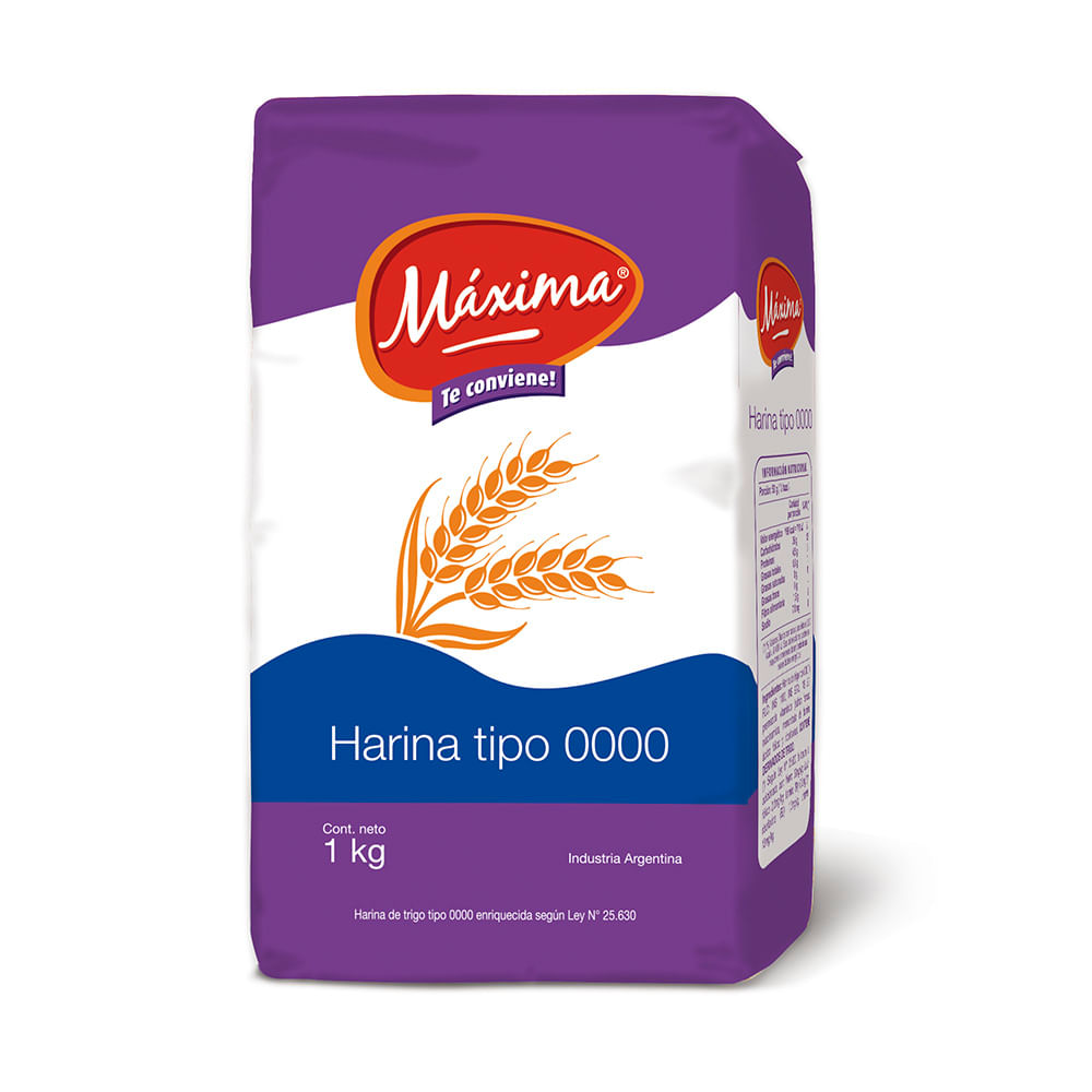 Harina 0000 1 Kg Máxima