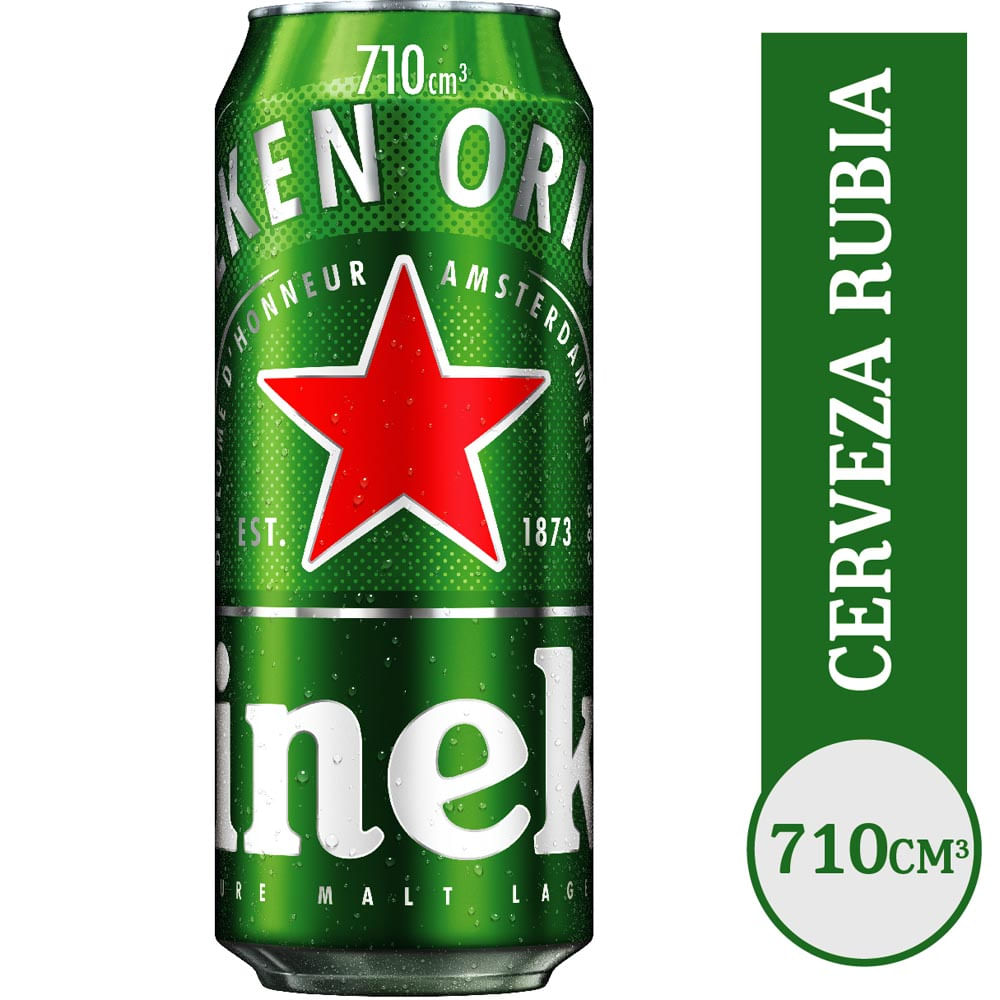 Cerveza Rubia 710 Cc Heineken