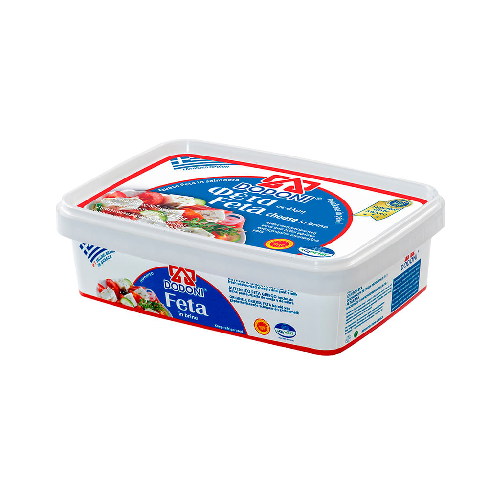 Queso Feta en salmuera 0.150 Kg Dodoni
