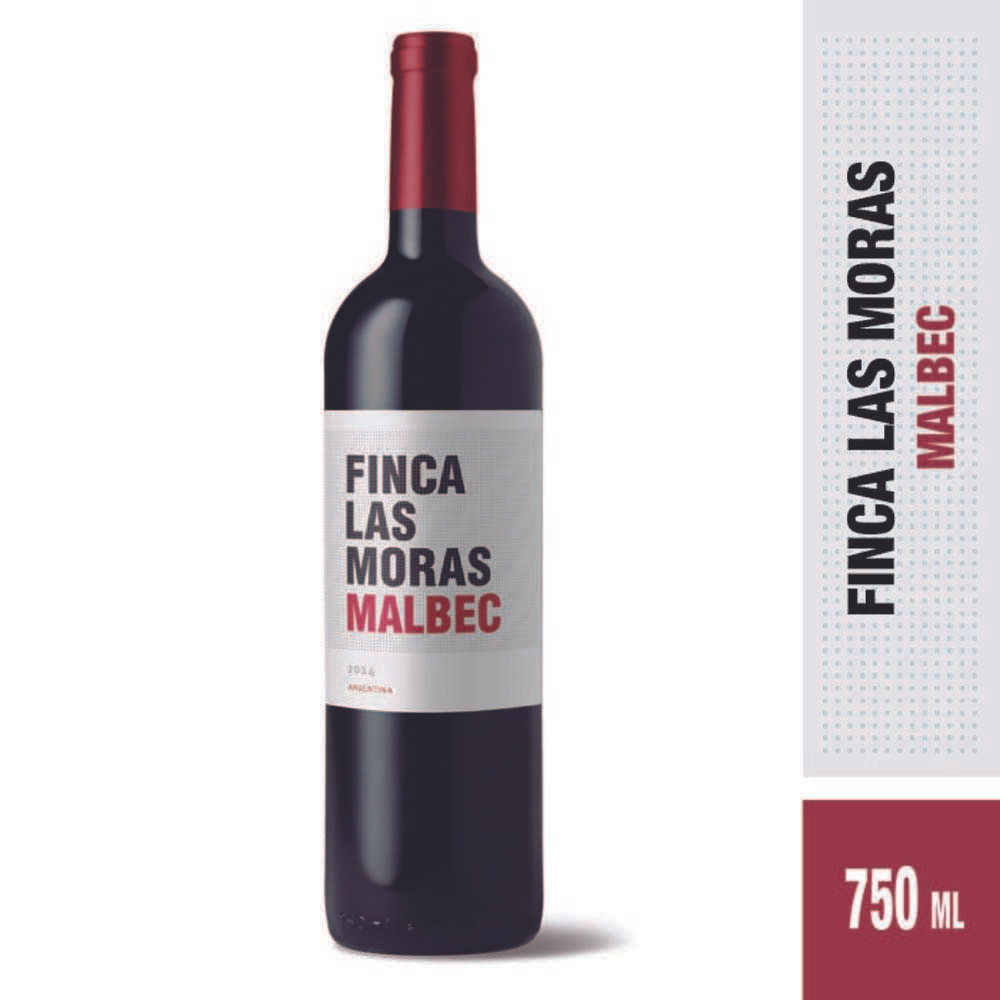 Vino Tinto Malbec 750 Ml Finca Las Moras