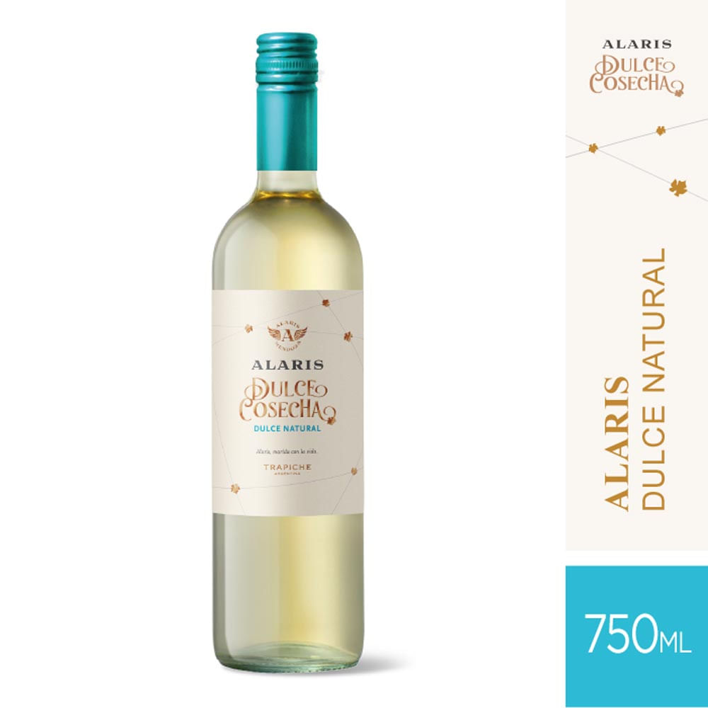 Vino Blanco Dulce Cosecha 750 Cc Alaris