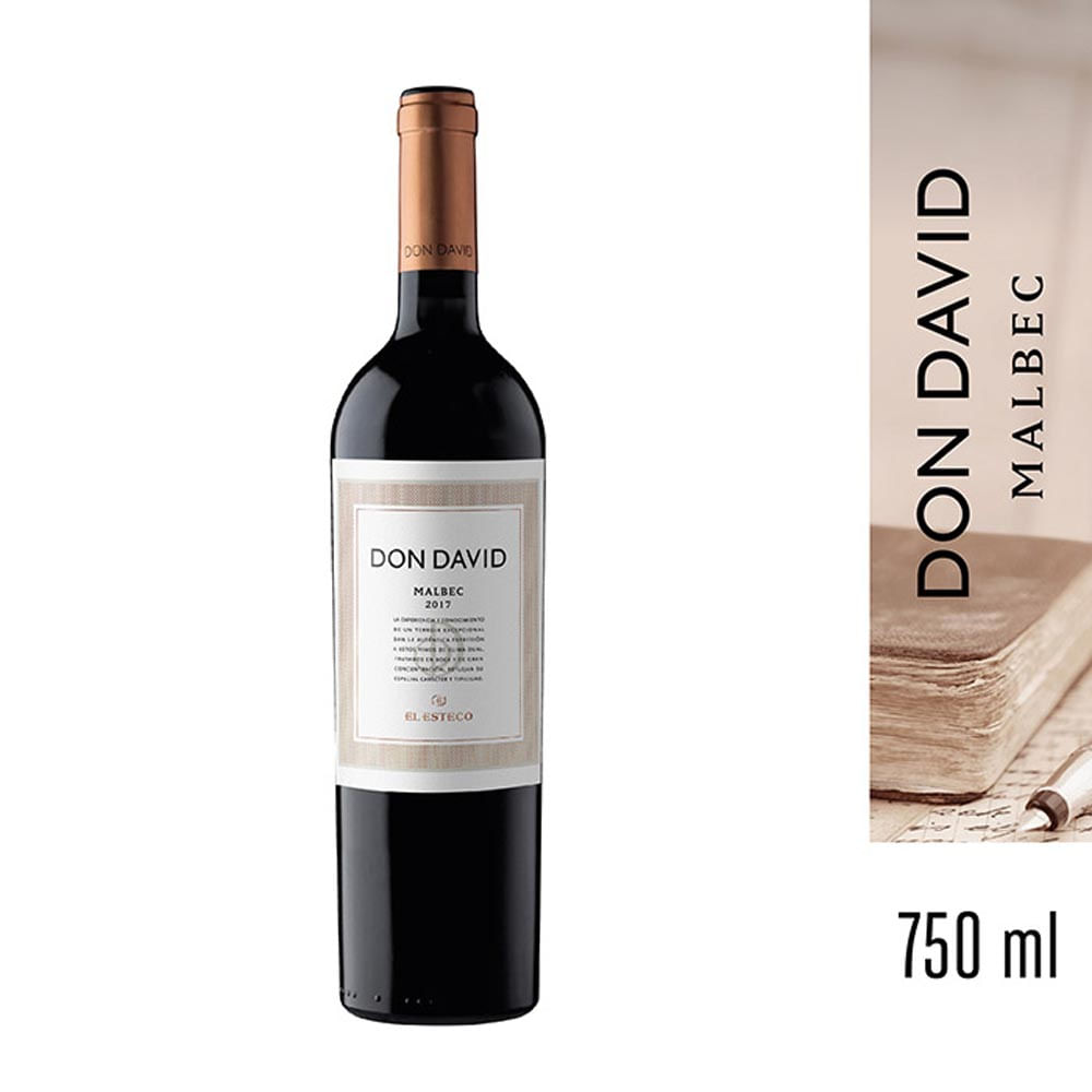 Vino Tinto Malbec 750 Cc Don David