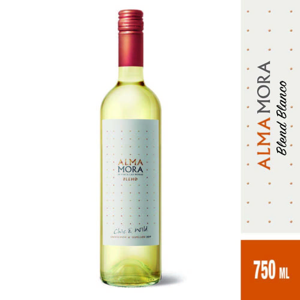 Vino Blanco Blend 750 Ml Alma Mora