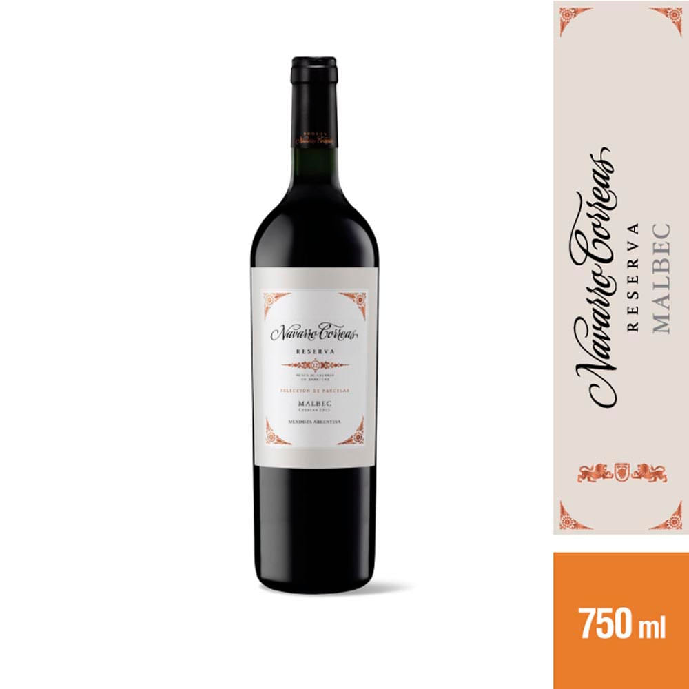 Vino Tinto Malbec 750 Cc Navarro Correas