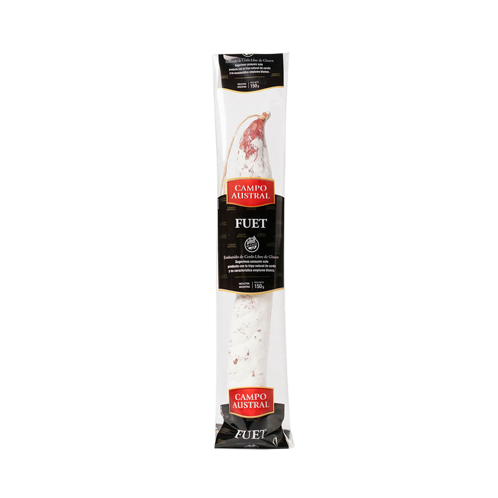 Salame Fuet 150 Grs Campo Austral
