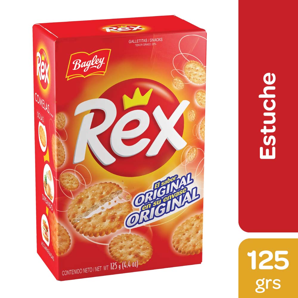 Galletitas Secas 125 Grs Rex