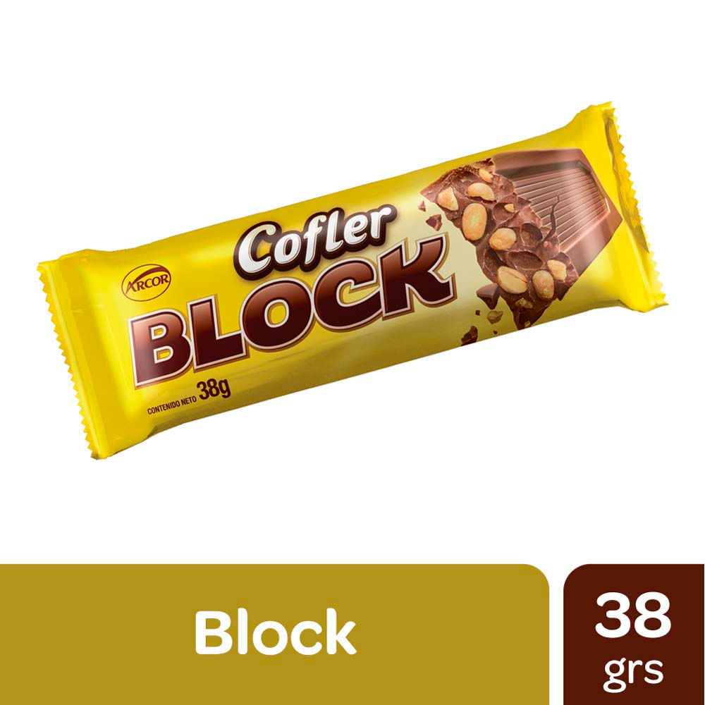 Chocolate Sabor Maní 38 Grs Cofler