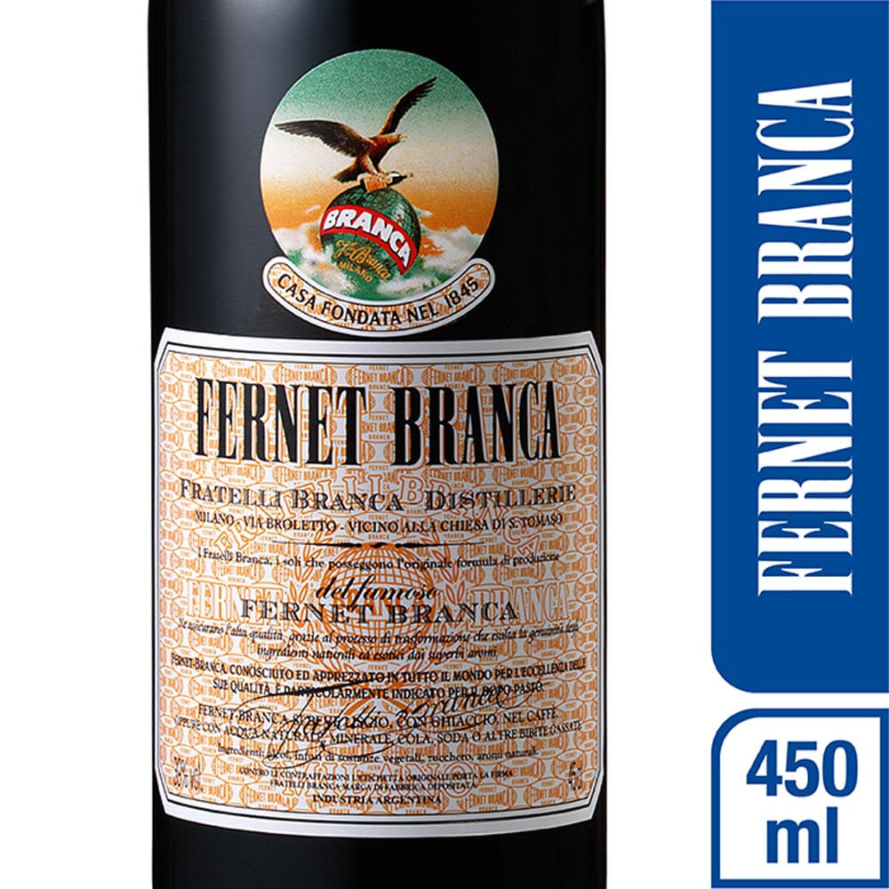 Aperitivo Fernet 450 Ml Branca