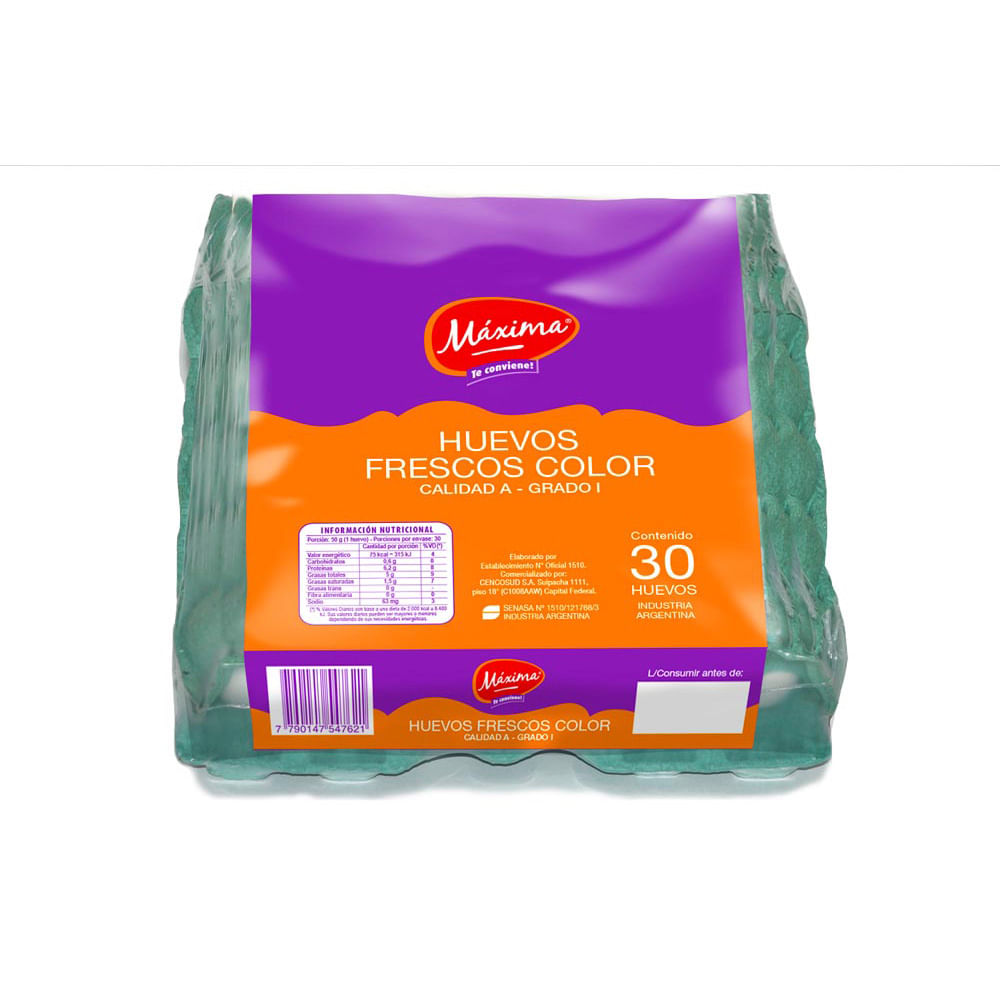 Huevos de Gallina Color 30 Un