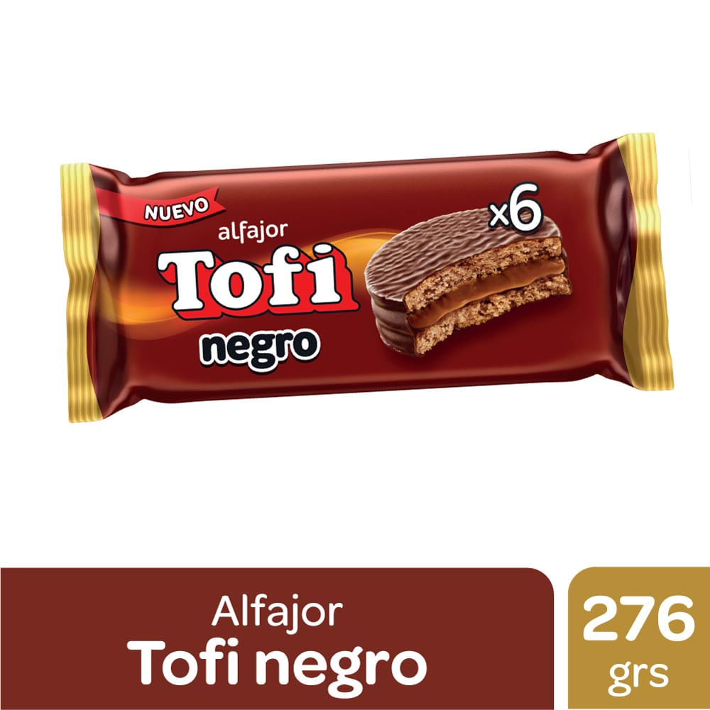 Alfajor Negro Tofi 276 Gr